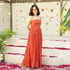 Amber Glow Long Dress